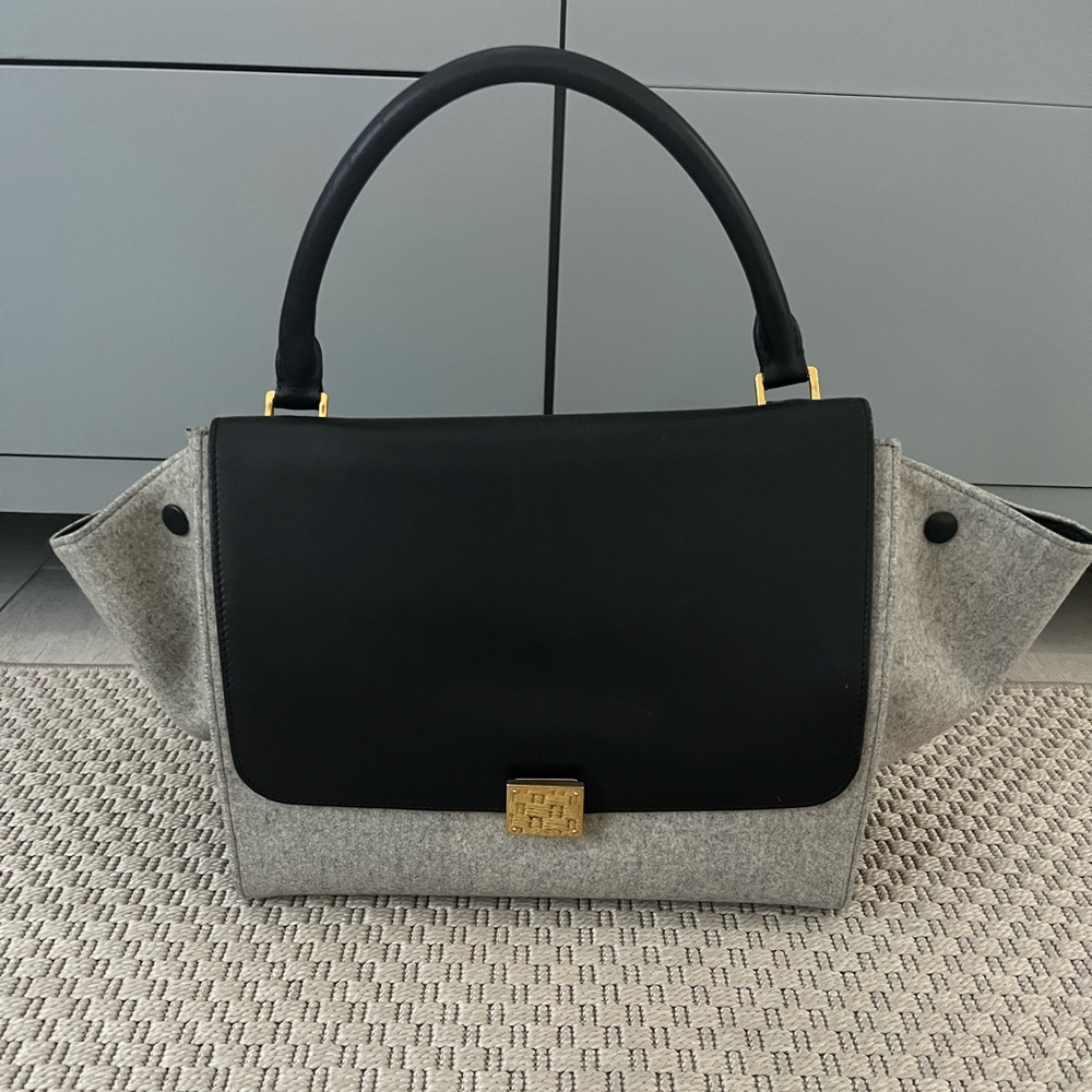 Celine felt grey back impeccable condition.
